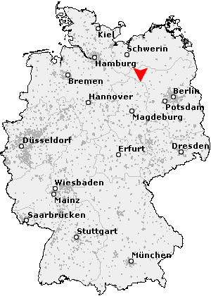 Karte von Legde / Quitzöbel