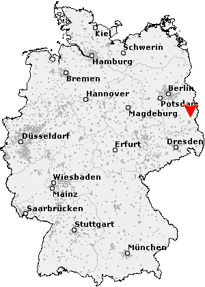 Karte von Peitz