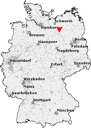 Karte von Perleberg