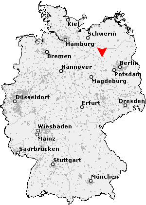 Karte von Stüdenitz-Schönermark