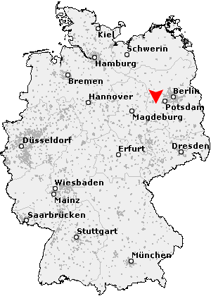 Karte von Lehnin