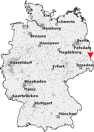 Karte von Groß Kölzig