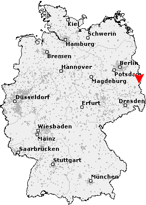 Karte von Gastrose-Kerkwitz