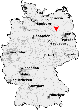 Karte von Sieversdorf