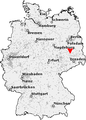 Karte von Uebigau