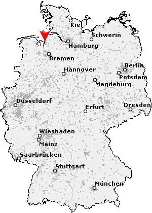 Karte von Bremerhaven