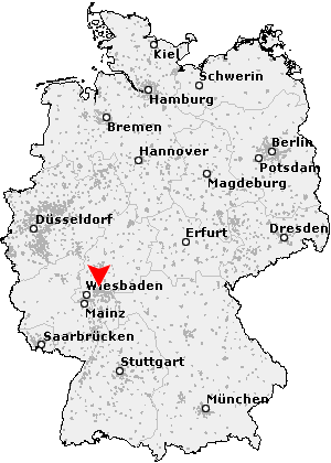 Karte von Bad Homburg vor der Höhe