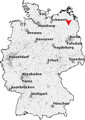 Karte von Blankensee bei Neustrelitz