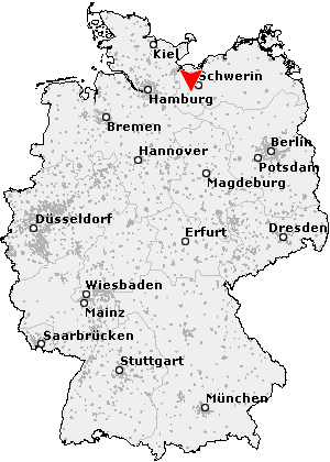Karte von Hülseburg