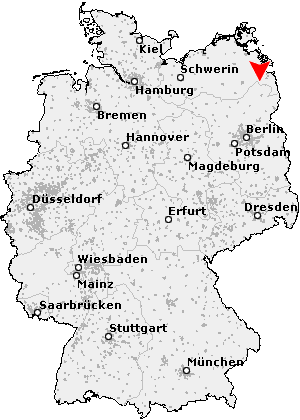 Karte von Klein Luckow