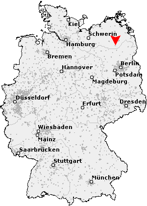 Karte von Neustrelitz