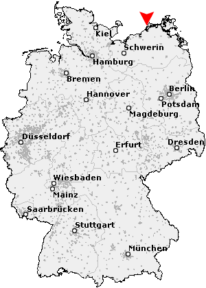 Karte von Ostseebad Ahrenshoop