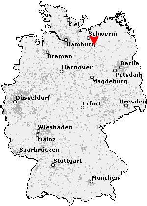 Karte von Stolpe bei Parchim