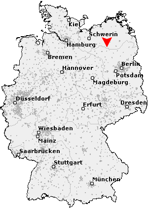 Karte von Zepkow