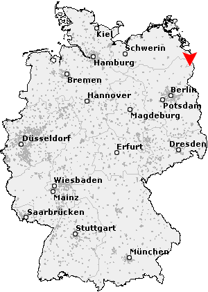 Karte von Büssow