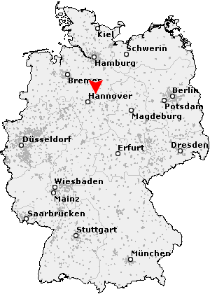 Karte von Großmoor