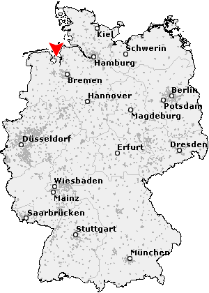 Karte von Husumerdeich