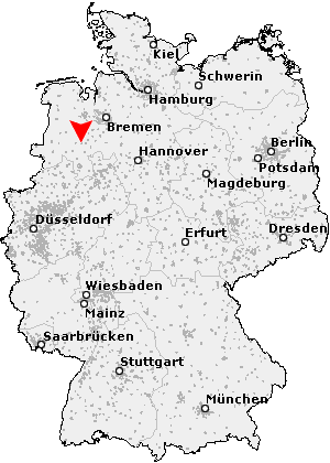 Karte von Bünne