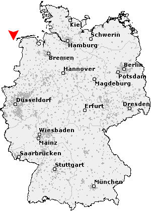 Karte von Borkum