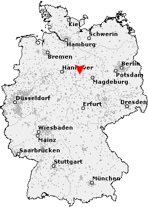 Karte von Königslutter am Elm