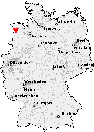 Karte von Papenburg