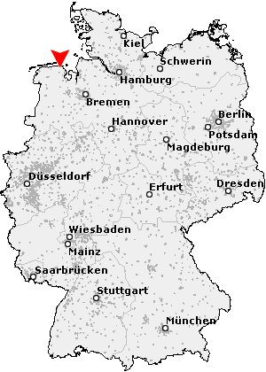 Karte von Wangerland