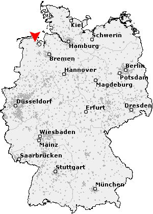 Karte von Wilhelmshaven