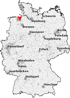 Karte von Schweieraußendeich