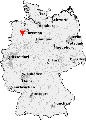 Karte von Bergstrup