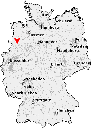 Karte von Hopsten