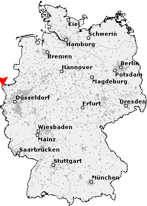 Karte von Kranenburg