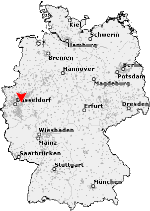 Karte von Wuppertal