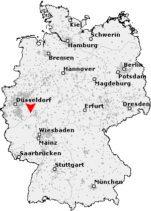 Karte von Überasbach, Oberberg Kreis