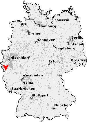 Karte von Oberhausen