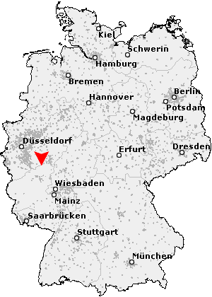 Karte von Bergenhausen