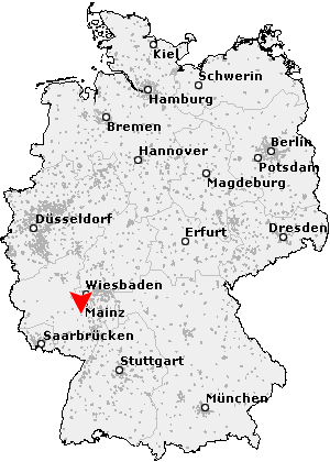 Karte von Alzey