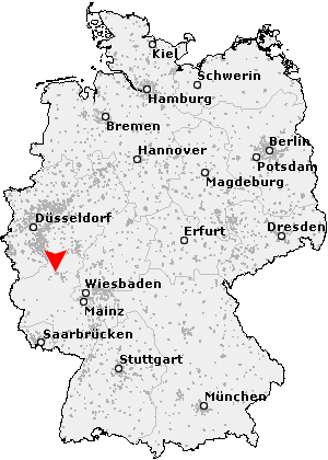 Karte von Andernach