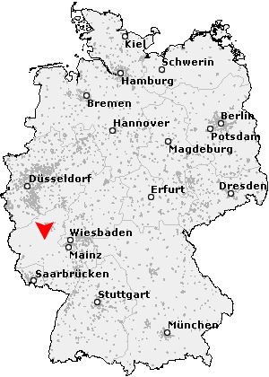Karte von Buch, Hunsrück