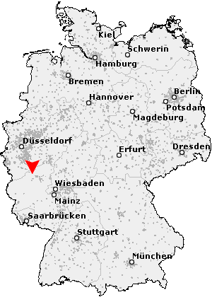 Karte von Gönnersdorf, Kreis Ahrweiler