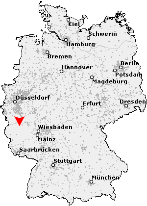 Karte von Kalenborn bei Kaisersesch