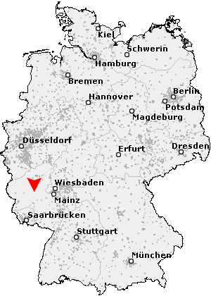 Karte von Kludenbach