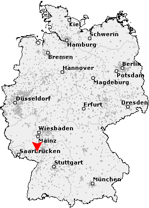 Karte von Neustadt an der Weinstraße