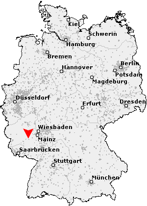 Karte von Nußbaum, Kreis Bad Kreuznach