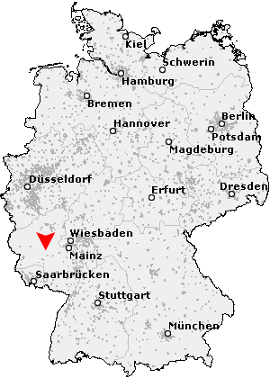 Karte von Rohrbach, Hunsrück