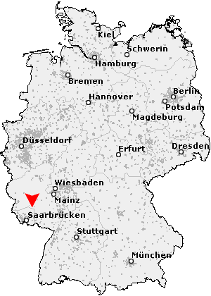 Karte von Rohrbach, Nahe