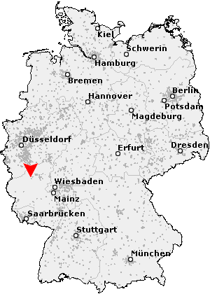 Karte von Sankt Johann bei Mayen