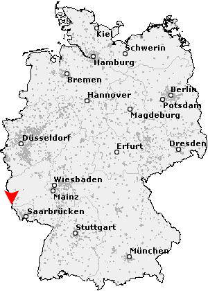 Karte von Kreuzweiler