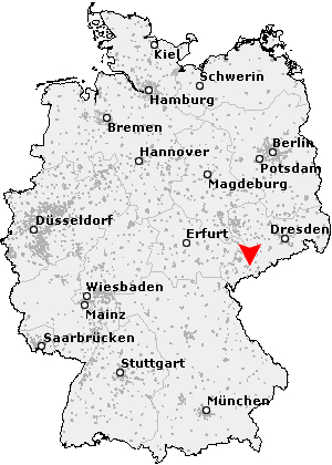 Karte von Bernsbach