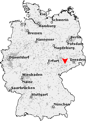 Karte von Burgstädt