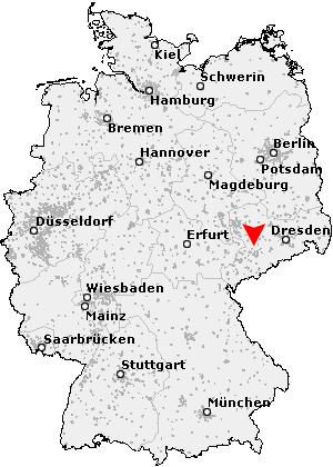 Karte von Claußnitz
